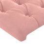 Pink velvet headboard 80x7x78/88 cm by , Headboards and footboards - Ref: Foro24-346311, Price: 51,53 €, Discount: %