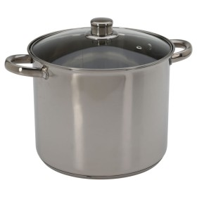 Excellent Houseware Casserole with lid stainless steel 9 L by , Saucepans - Ref: Foro24-442478, Price: 37,99 €, Discount: %