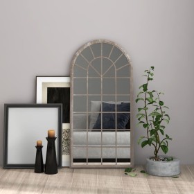 Sand-colored iron mirror for indoor use 90x45 cm by , Mirrors - Ref: Foro24-3093517, Price: 150,99 €, Discount: %