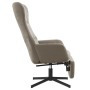 Sillón de relax con reposapiés de terciopelo gris claro de , Sillones - Ref: Foro24-3097495, Precio: 131,06 €, Descuento: %