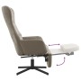 Sillón de relax con reposapiés de terciopelo gris claro de , Sillones - Ref: Foro24-3097495, Precio: 131,06 €, Descuento: %