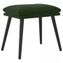 Relaxation armchair with dark green velvet stool by , Armchairs - Ref: Foro24-3097621, Price: 141,50 €, Discount: %