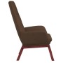 Relaxation armchair with brown fabric stool by , Armchairs - Ref: Foro24-3097874, Price: 162,01 €, Discount: %