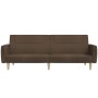 2-seater sofa bed in brown fabric by , Sofas - Ref: Foro24-337407, Price: 166,99 €, Discount: %