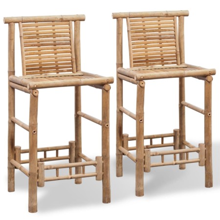 Bamboo kitchen stools 2 units by vidaXL, Kitchen stools - Ref: Foro24-242494, Price: 151,76 €, Discount: %