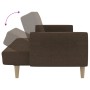 2-seater sofa bed in brown fabric by , Sofas - Ref: Foro24-337407, Price: 166,99 €, Discount: %