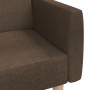 2-Sitzer-Schlafsofa aus braunem Stoff von , Sofas - Ref: Foro24-337407, Preis: 166,79 €, Rabatt: %