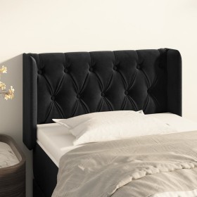 Cabecero de terciopelo negro 83x16x78/88 cm de , Cabeceros y pies de cama - Ref: Foro24-3119136, Precio: 57,99 €, Descuento: %