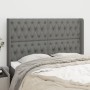 Headboard with dark gray fabric ears 147x16x118/128 cm by , Headboards and footboards - Ref: Foro24-3119915, Price: 138,63 €,...