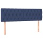 Box spring bed with blue fabric mattress 140x200 cm by , Beds and slatted bases - Ref: Foro24-3126491, Price: 465,86 €, Disco...