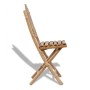 Folding garden chairs 2 units bamboo by vidaXL, Garden chairs - Ref: Foro24-41498, Price: 90,75 €, Discount: %