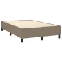 Cama box spring con colchón tela gris taupe 140x190 cm de , Camas y somieres - Ref: Foro24-3128201, Precio: 589,16 €, Descuen...