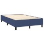 Cama box spring con colchón tela azul 140x190 cm de , Camas y somieres - Ref: Foro24-3128203, Precio: 562,78 €, Descuento: %