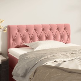 Cabecero de terciopelo rosa 100x7x78/88 cm de , Cabeceros y pies de cama - Ref: Foro24-346339, Precio: 56,99 €, Descuento: %