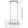 Snow shovel with extendable handle silver steel sheet 61 cm by , snow shovels - Ref: Foro24-364819, Price: 59,45 €, Discount: %