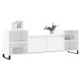 Glossy white plywood TV cabinet 160x35x55 cm by , TV Furniture - Ref: Foro24-831350, Price: 75,14 €, Discount: %