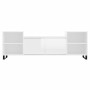 Mueble para TV madera contrachapada blanco brillo 160x35x55 cm de , Muebles TV - Ref: Foro24-831350, Precio: 75,14 €, Descuen...