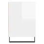 Glossy white plywood TV cabinet 160x35x55 cm by , TV Furniture - Ref: Foro24-831350, Price: 75,14 €, Discount: %