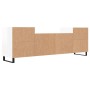 Mueble para TV madera contrachapada blanco brillo 160x35x55 cm de , Muebles TV - Ref: Foro24-831350, Precio: 75,14 €, Descuen...