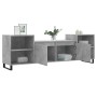 Concrete gray plywood TV cabinet 160x35x55 cm by , TV Furniture - Ref: Foro24-831352, Price: 68,91 €, Discount: %