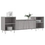 Sonoma gray plywood TV cabinet 160x35x55 cm by , TV Furniture - Ref: Foro24-831346, Price: 70,95 €, Discount: %