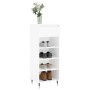 Mueble zapatero madera contrachapada blanco brillo 40x36x105 cm de , Zapateros y organizadores de calzado - Ref: Foro24-83145...