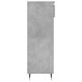 Mueble zapatero madera contrachapada gris hormigón 40x36x105 cm de , Zapateros y organizadores de calzado - Ref: Foro24-83145...