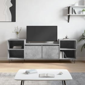 Mueble para TV madera contrachapada gris hormigón 160x35x55 cm de , Muebles TV - Ref: Foro24-831344, Precio: 69,99 €, Descuen...