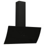 Campana extractora de pared acero vidrio templado negro 90 cm de , Extractores - Ref: Foro24-51677, Precio: 227,30 €, Descuen...