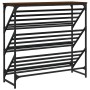 Oak brown engineered wood shoe rack furniture 90x30x85 cm by , Shoe racks and shoe organizers - Ref: Foro24-833432, Price: 58...