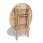 Juego de comedor de jardín plegable 5 piezas de bambú de vidaXL, Conjuntos de jardín - Ref: Foro24-41497, Precio: 234,40 €, D...