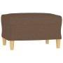 Sofagarnitur mit Kissen 3-teilig aus braunem Stoff von , Sofas - Ref: Foro24-3201333, Preis: 618,01 €, Rabatt: %