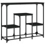 Mesa consola de madera de ingeniería negra 89,5x28x76 cm de , Mesas auxiliares - Ref: Foro24-833383, Precio: 51,99 €, Descuen...