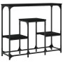 Mesa consola de madera de ingeniería negra 89,5x28x76 cm de , Mesas auxiliares - Ref: Foro24-833383, Precio: 51,99 €, Descuen...