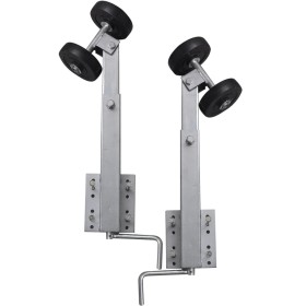 Set of 2 boat trailer double wheel supports 59-84 cm by vidaXL, Boat Trailers - Ref: Foro24-141553, Price: 93,99 €, Discount: %