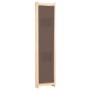 Divider screen with 3 brown fabric panels 120x170x4 cm by , Room dividers - Ref: Foro24-248179, Price: 54,56 €, Discount: %