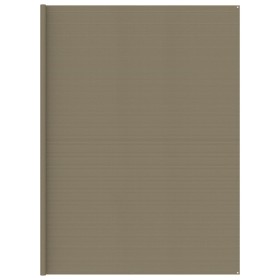 Taupe gray tent mat 400x400 cm by , Tent Accessories - Ref: Foro24-310751, Price: 36,99 €, Discount: %