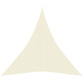 Cream HDPE sail awning 160 g/m² 4x5x5 m by , Umbrellas - Ref: Foro24-311206, Price: 27,81 €, Discount: %