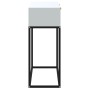 White iron and plywood console table 80x30x75 cm by , Side tables - Ref: Foro24-352103, Price: 106,47 €, Discount: %