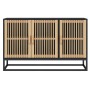 Aparador de madera contrachapada negro 105x30x65 cm de , Aparadores - Ref: Foro24-352122, Precio: 134,35 €, Descuento: %