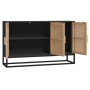 Aparador de madera contrachapada negro 105x30x65 cm de , Aparadores - Ref: Foro24-352122, Precio: 134,35 €, Descuento: %