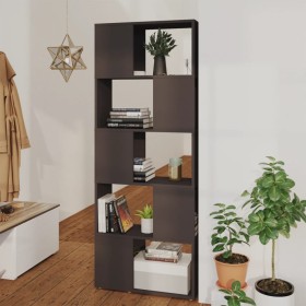 Gray plywood separator bookcase 60x24x155 cm by , Bookcases and shelves - Ref: Foro24-809091, Price: 57,99 €, Discount: %