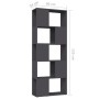 Gray plywood separator bookcase 60x24x155 cm by , Bookcases and shelves - Ref: Foro24-809091, Price: 57,99 €, Discount: %