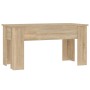 Mesa de centro madera contrachapada roble Sonoma 101x49x52 cm de , Mesas de centro - Ref: Foro24-809686, Precio: 74,99 €, Des...