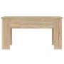 Mesa de centro madera contrachapada roble Sonoma 101x49x52 cm de , Mesas de centro - Ref: Foro24-809686, Precio: 74,99 €, Des...