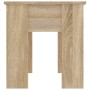 Mesa de centro madera contrachapada roble Sonoma 101x49x52 cm de , Mesas de centro - Ref: Foro24-809686, Precio: 74,99 €, Des...