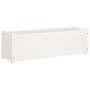 Solid white pine wood planter 100x31x31 cm by , Pots and planters - Ref: Foro24-810716, Price: 55,99 €, Discount: %