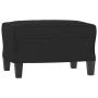 Black microfiber fabric footrest 60x50x41 cm by , Ottomans - Ref: Foro24-349344, Price: 62,52 €, Discount: %