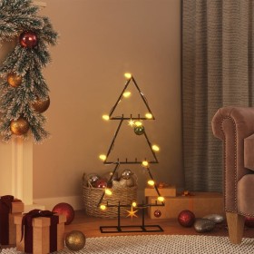 Árbol de Navidad para decoración metal negro 60 cm de , Arboles de navidad - Ref: Foro24-359591, Precio: 31,70 €, Descuento: %