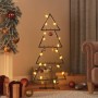 Christmas tree for decoration black metal 125 cm by , Christmas trees - Ref: Foro24-359593, Price: 46,83 €, Discount: %